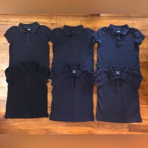 Girls 6 Navy Blue School Uniform Polo Shirt Blouse Tops Bundle
Old Navy & Place